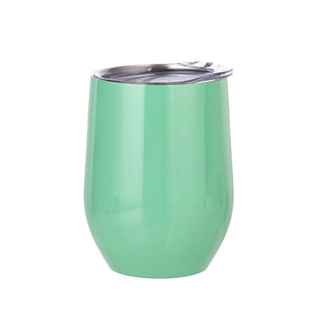 12oz Stainless Steel Stemless Wine Cup(Light Green)