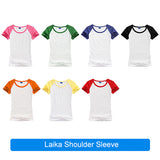 Sublimation blank cultural shirt wholesale heat transfer special Lycra cotton solid color men's and women's short-sleeved team clothes logo printing