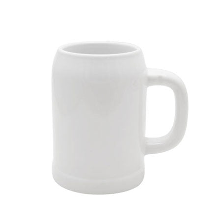 0.5L/0.25L Beer Mug(White)