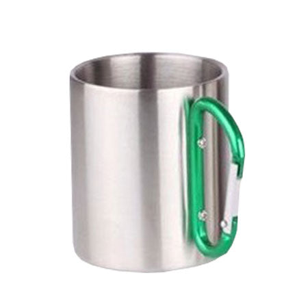 300ml Stainless Steel Mug / Carabiner Handle